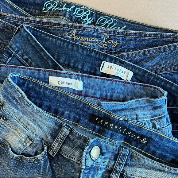 Lot of Distressed Denim Jeans Size 3 - Picture 2 of 15